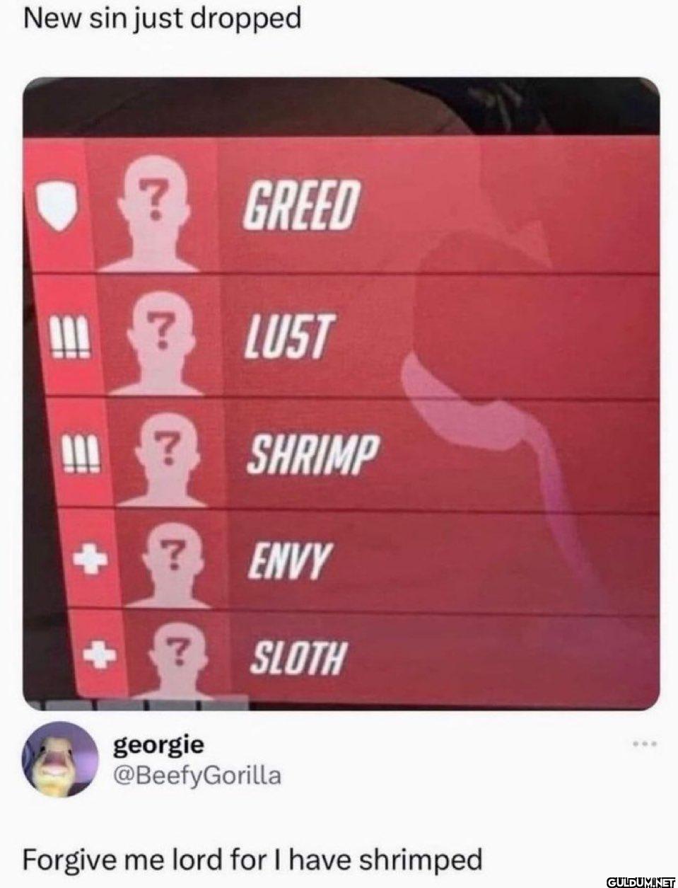 New sin just dropped ?...