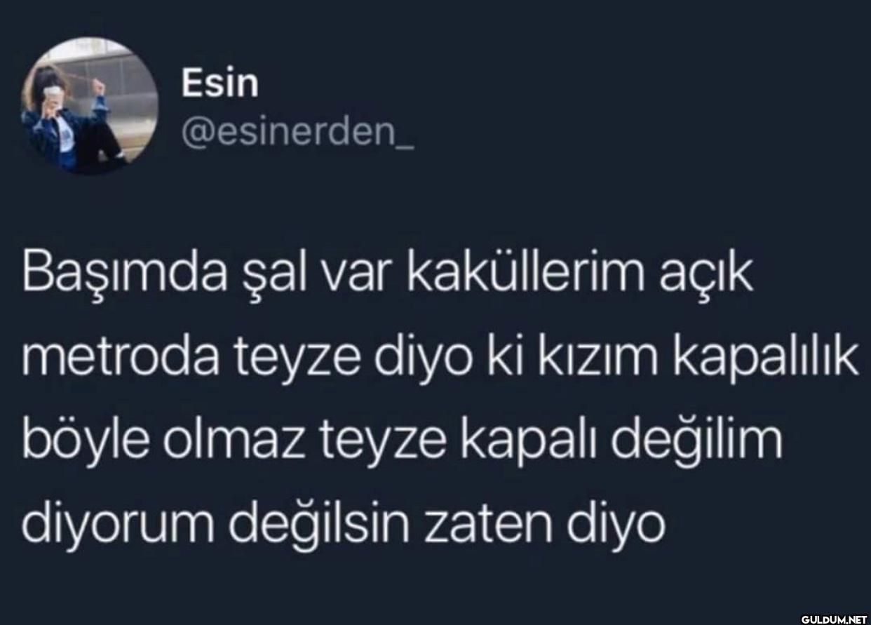 Başımda şal var kaküllerim...