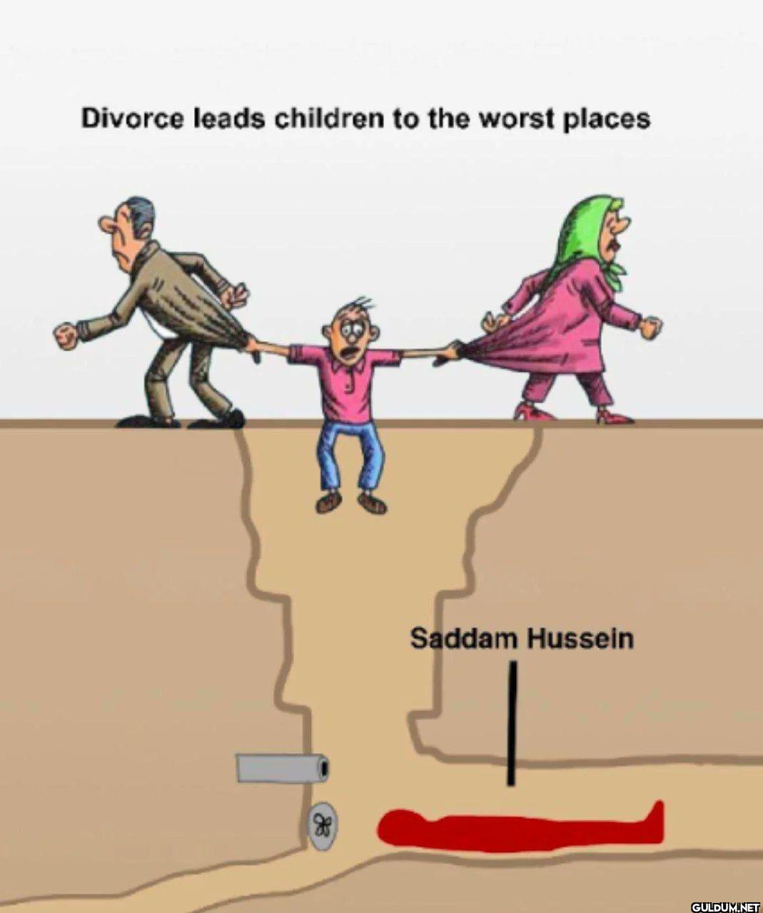 Divorce leads children to...