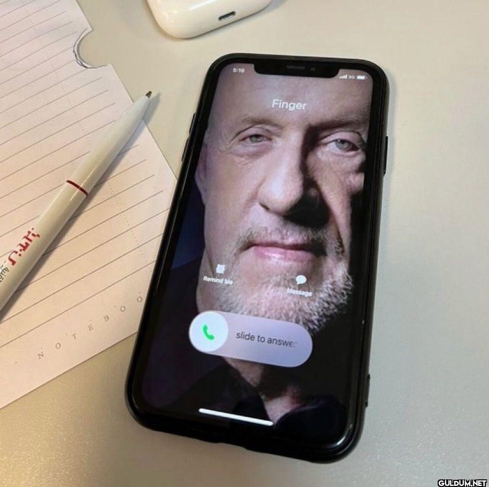 Finger Remind Me Message...