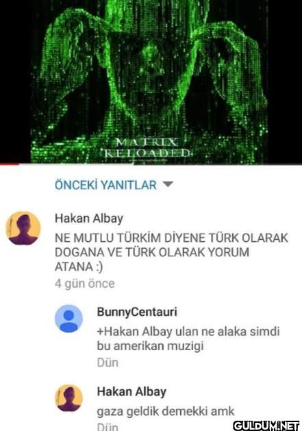 MATRIX RELOADED ÖNCEKİ...