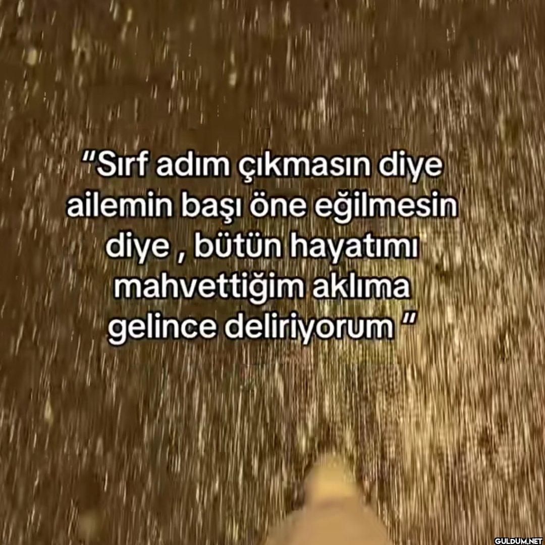 "Sırf adım çıkmasın diye...