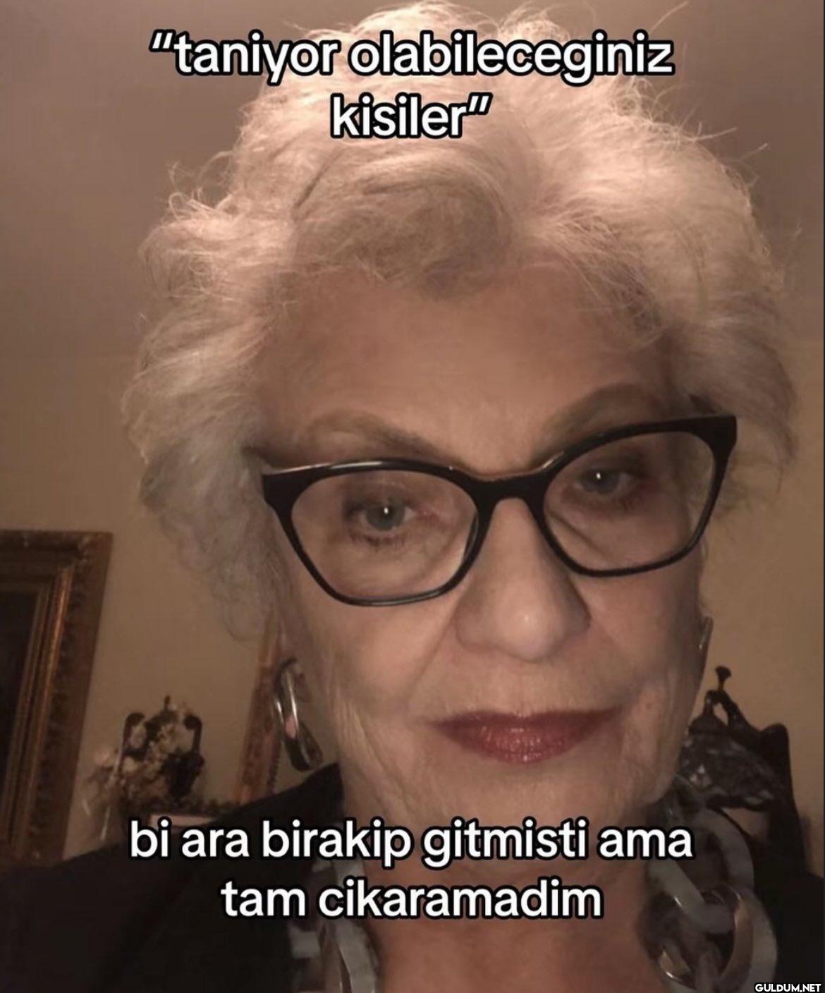 "taniyor olabileceginiz...