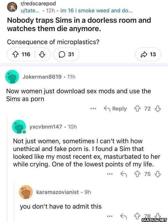 r/redscarepod u/tate......