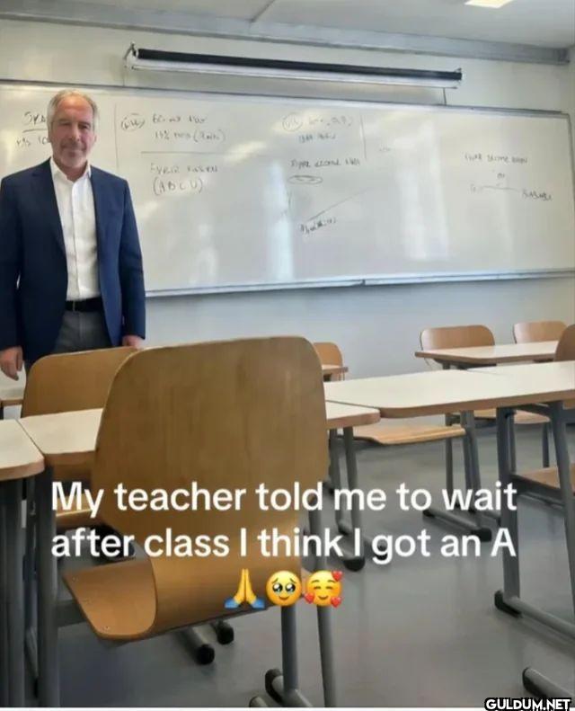 My teacher told me to wait...