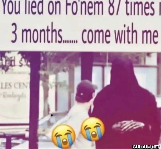 You lied on FoNem 87 times...