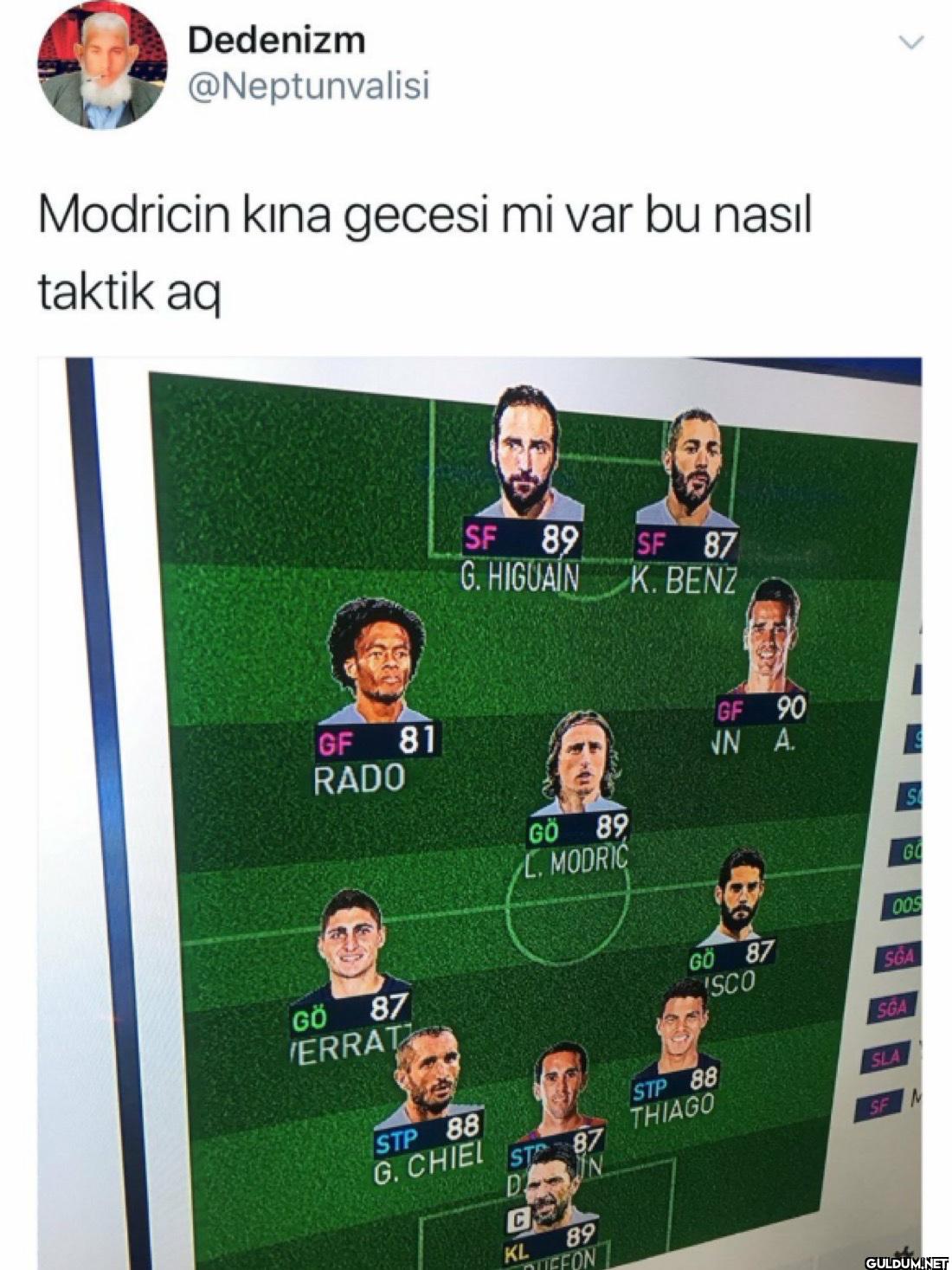 Modricin kına gecesi mi...