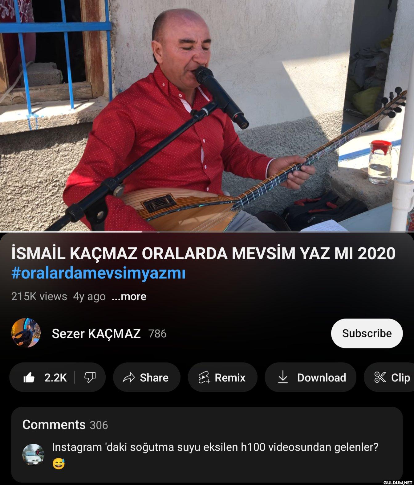İSMAİL KAÇMAZ ORALARDA...