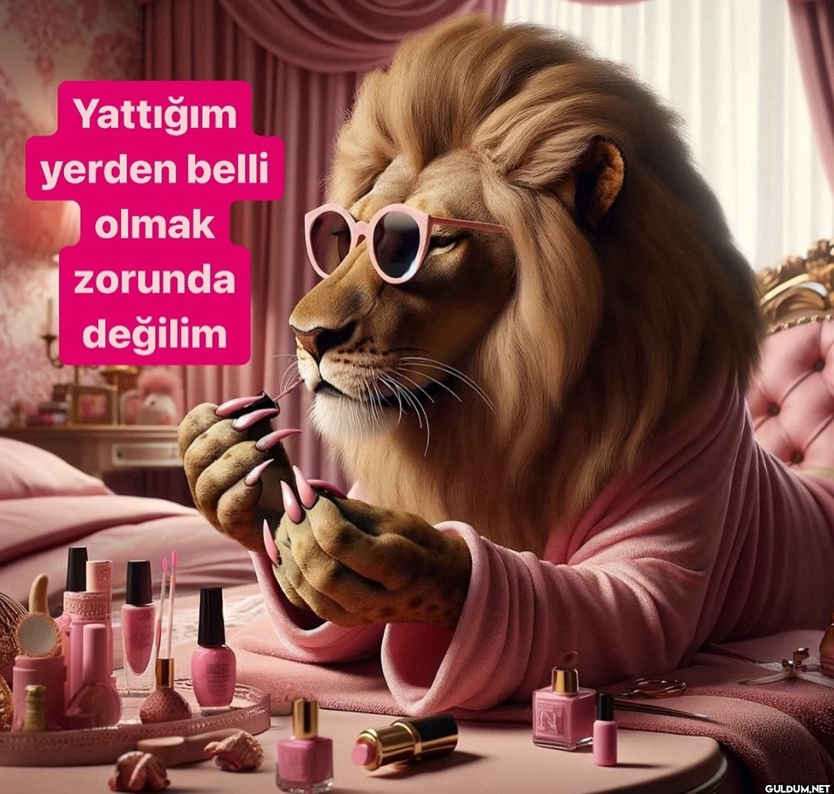 Yattığım yerden belli...