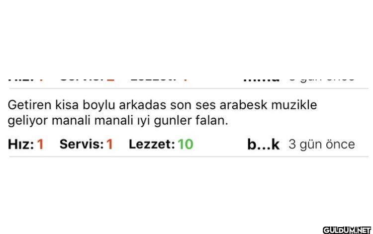 Getiren kisa boylu arkadas...