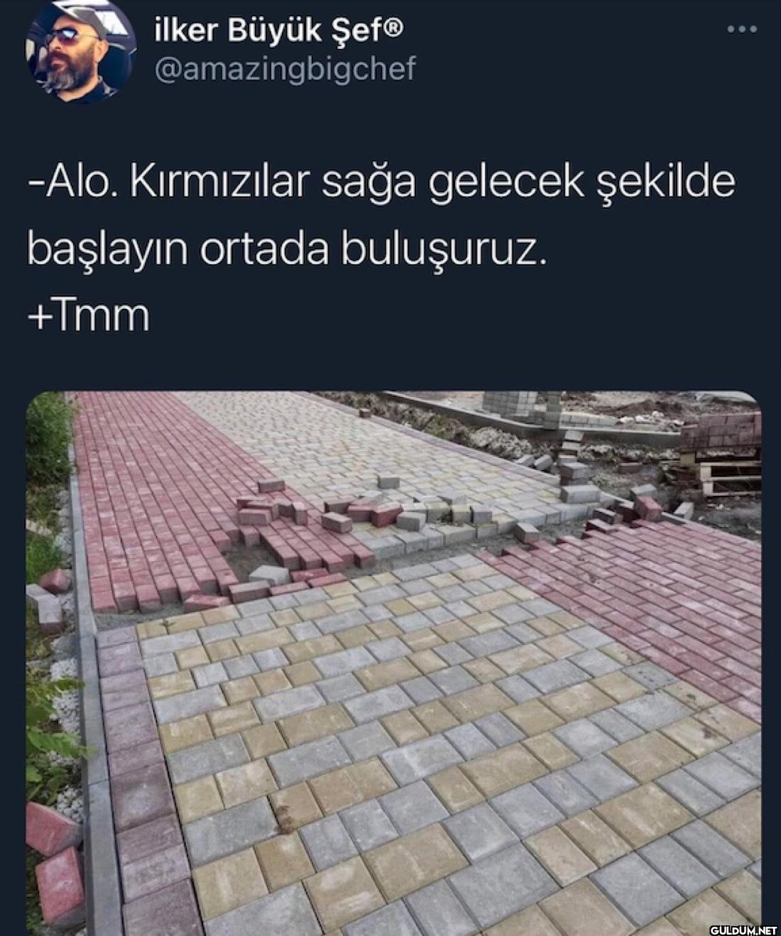 -Alo. Kırmızılar sağa...