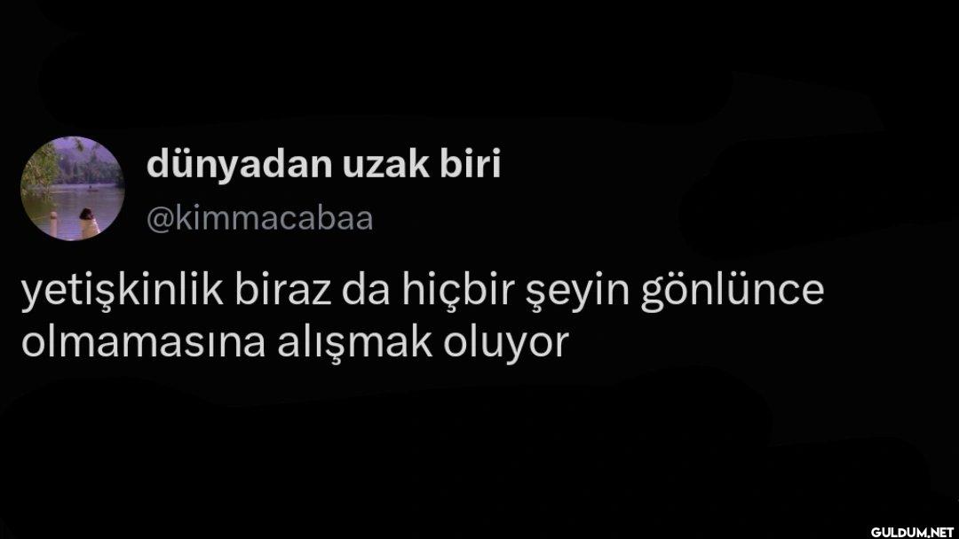 yetişkinlik biraz da...