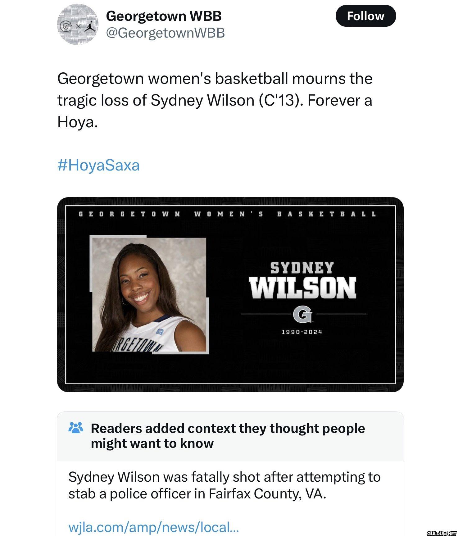 Follow Georgetown women's...