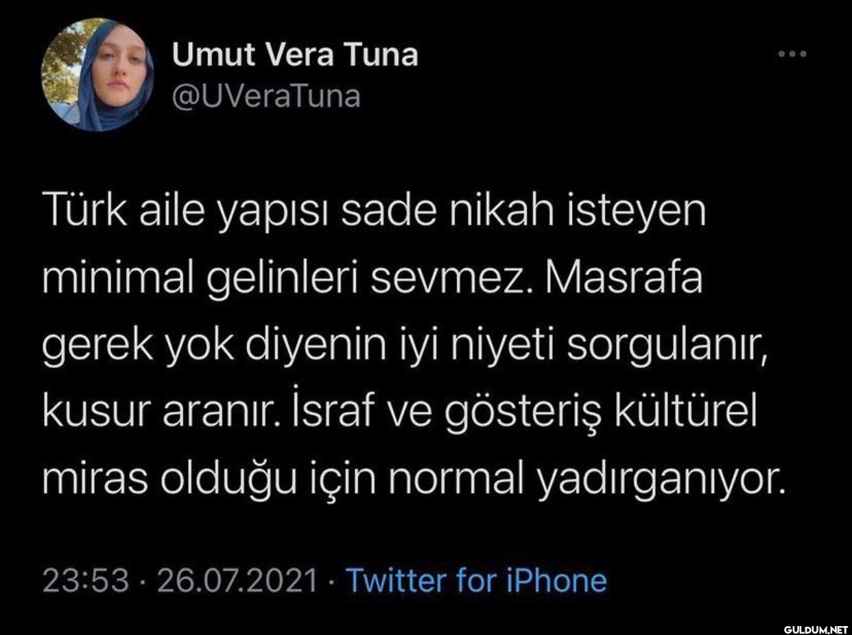 Türk aile yapısı sade...