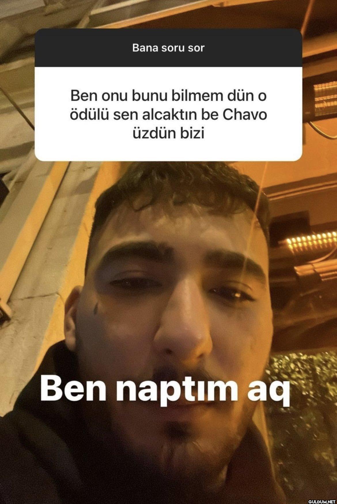 Bana soru sor Ben onu bunu...