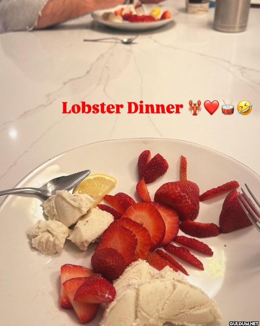 ︎ ︎    Lobster Dinner ♥