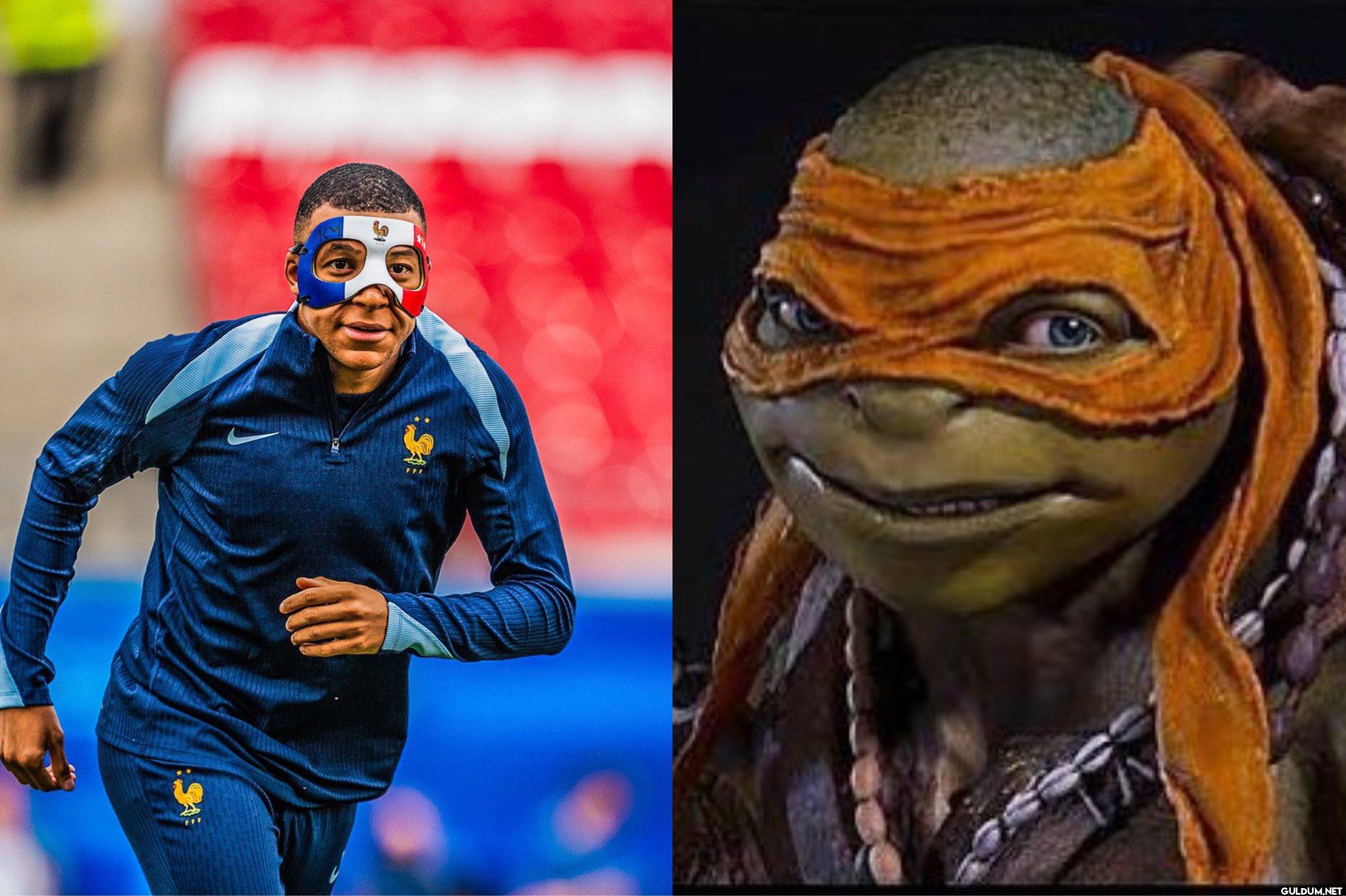 Burnu kırılan Mbappe,...