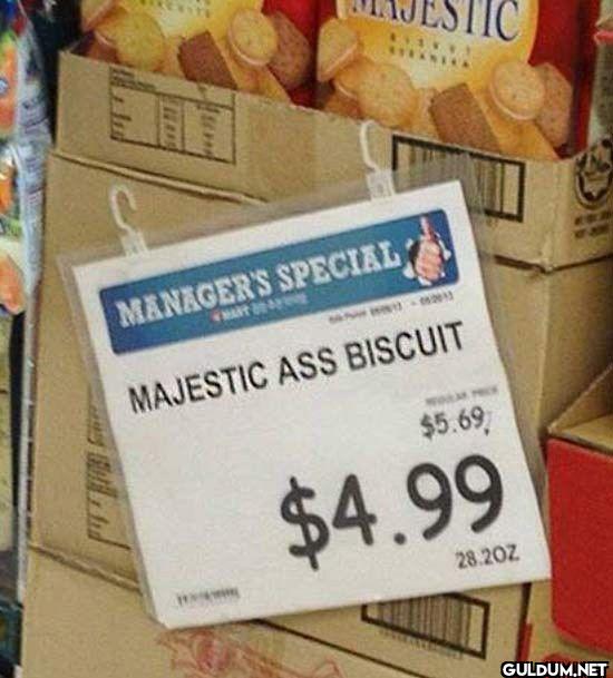 MANAGER'S SPECIAL MAJESTIC...