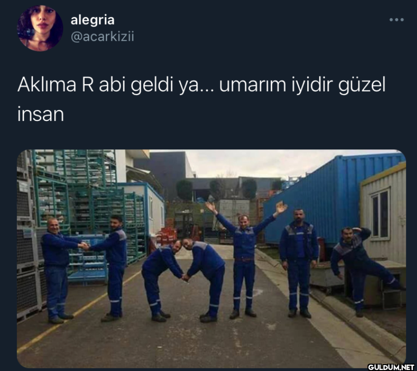 Aklıma R abi geldi ya......