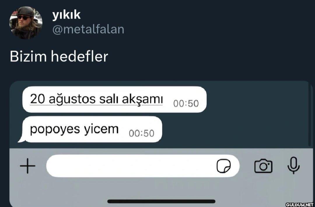Bizim hedefler 20 ağustos...