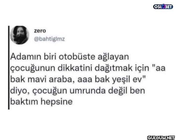Adamın biri otobüste...