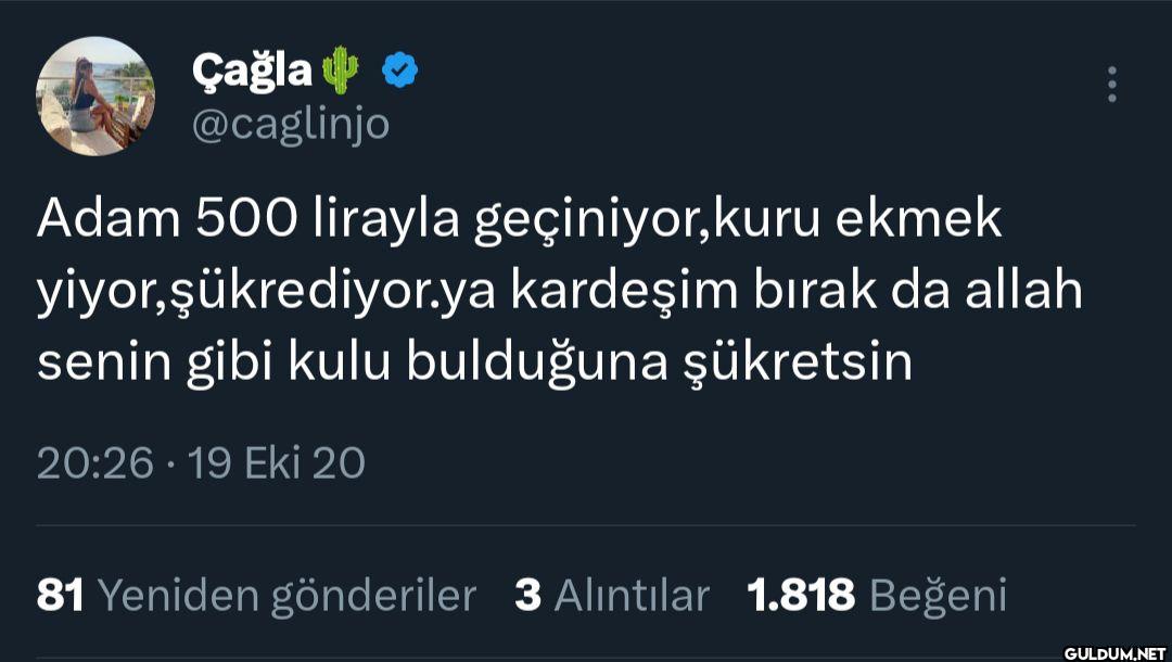 Adam 500 lirayla...