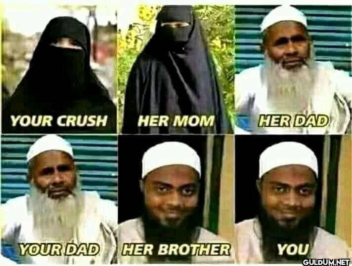 YOUR CRUSH HER MOM HER DAD...