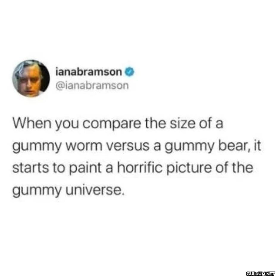 When you compare the size...