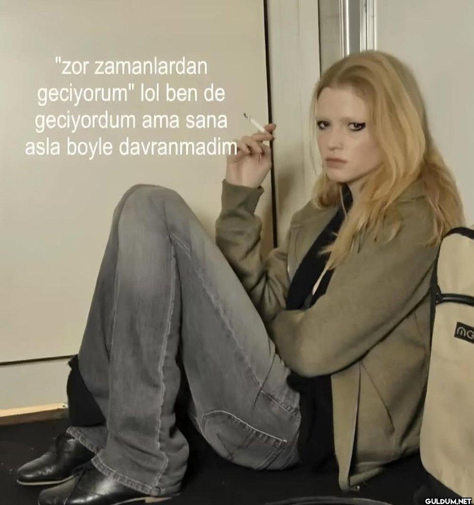 "zor zamanlardan...