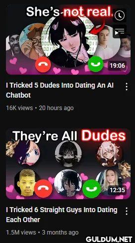 She's not real. I Tricked...