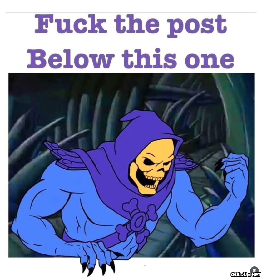 Fuck the post Below this one