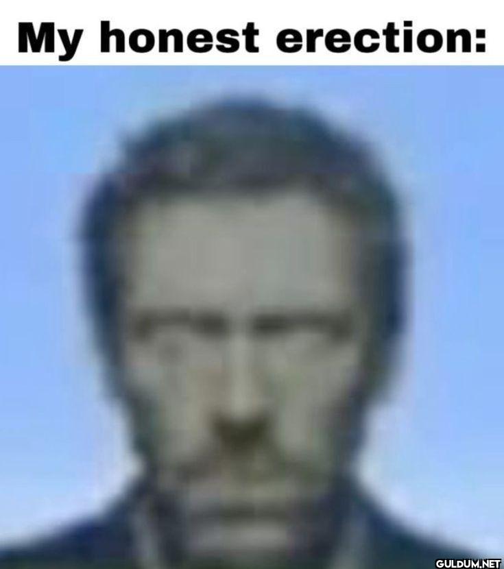 My honest erection