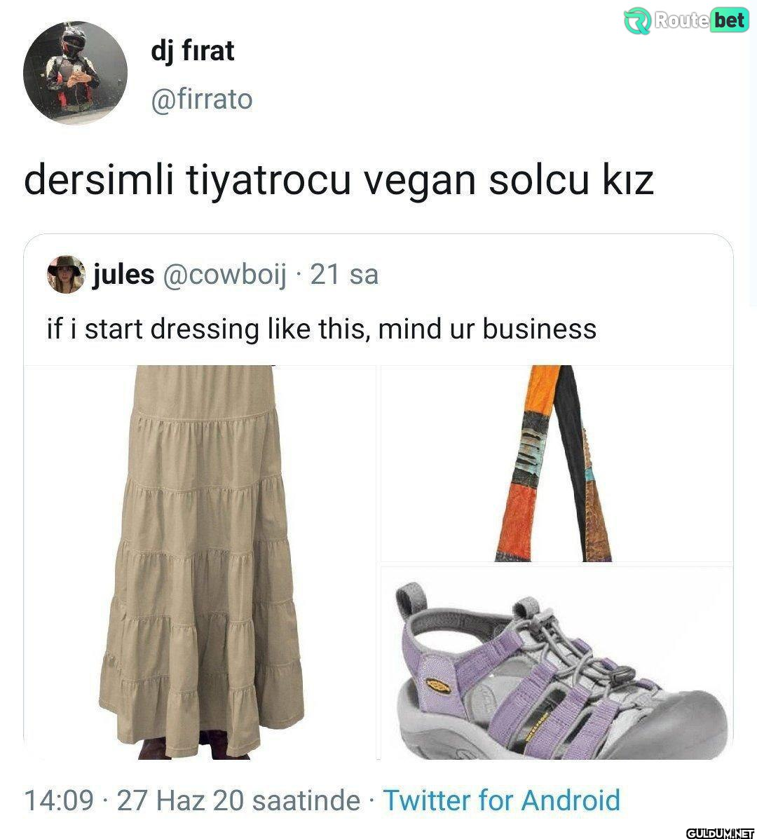 dersimli tiyatrocu vegan...