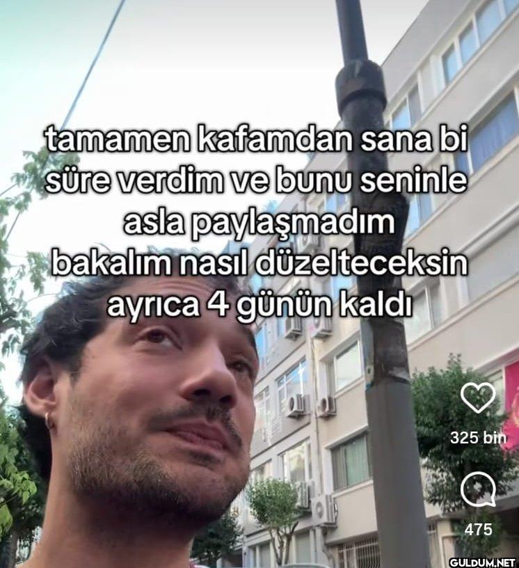 tamamen kafamdan sana bi...