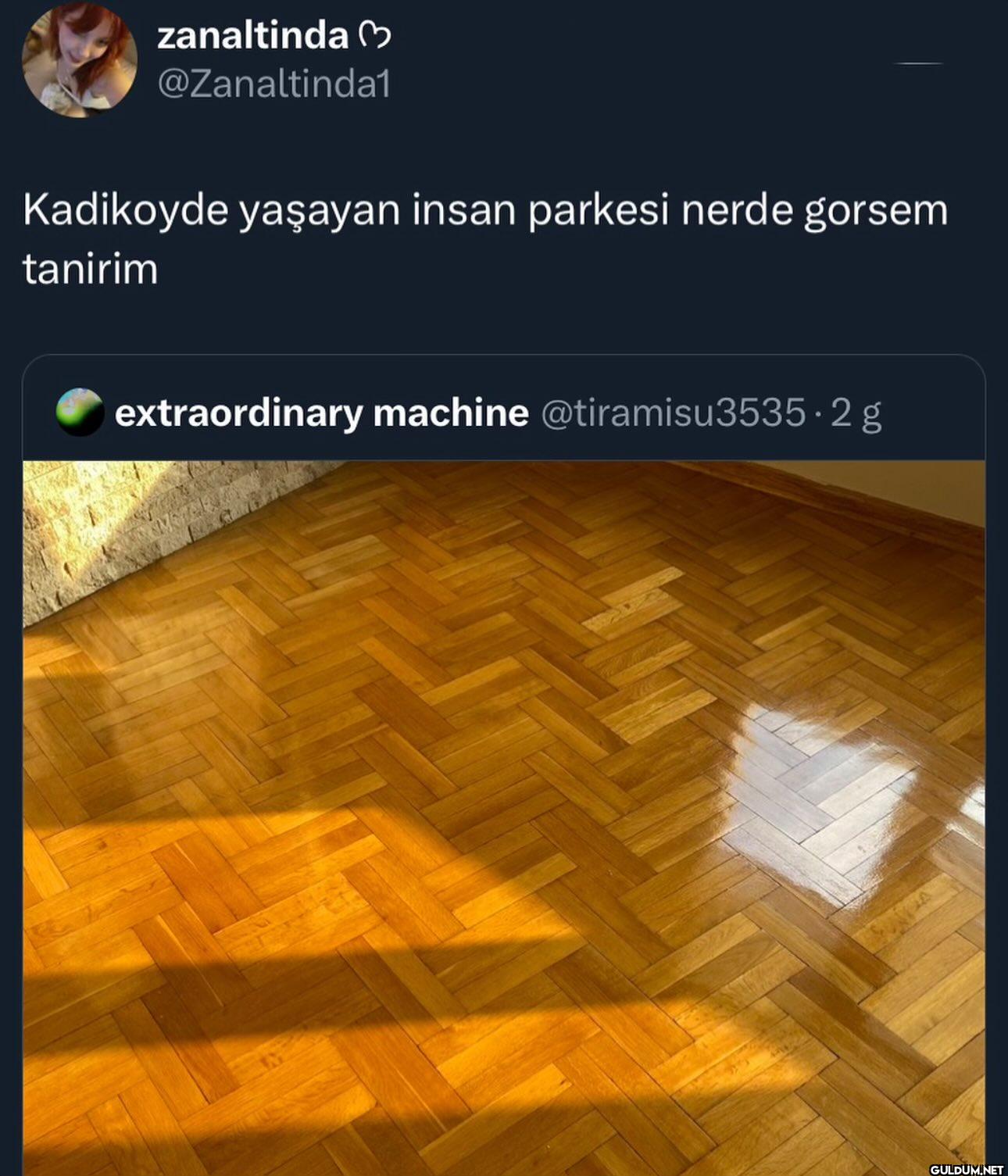Kadikoyde yaşayan insan...