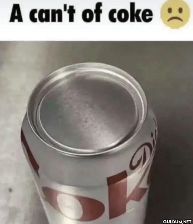 A can't of coke