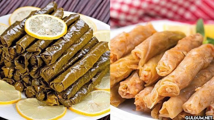 Sizce yaprak sarma mı...