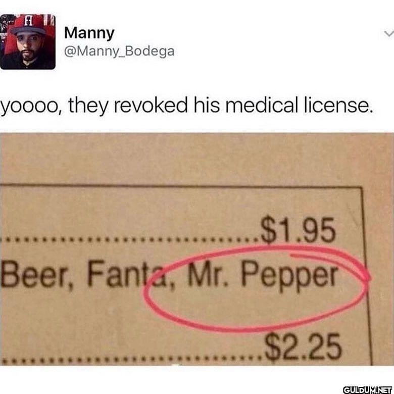 yoooo, they revoked his...