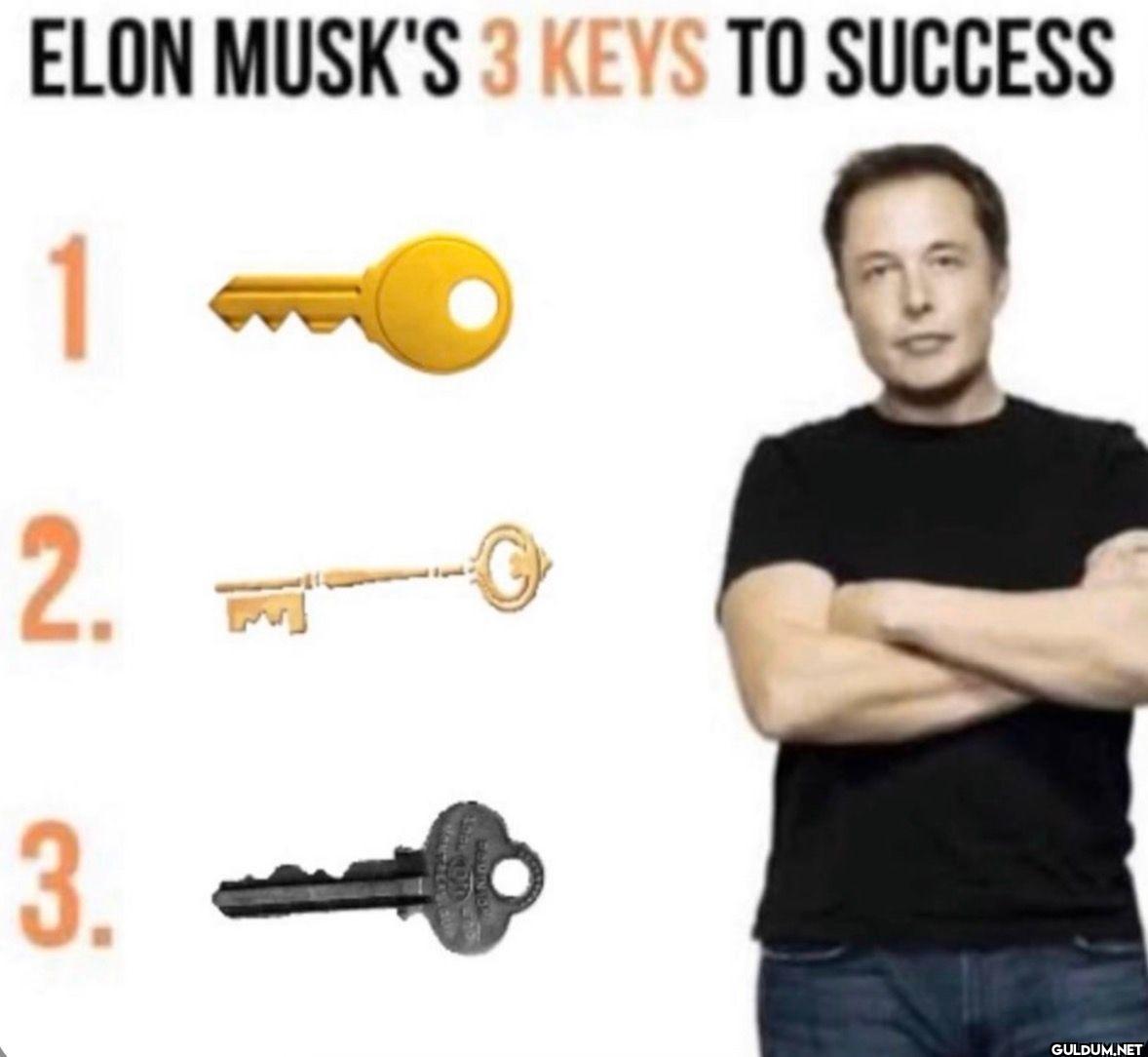 ELON MUSK'S 3 KEYS TO...