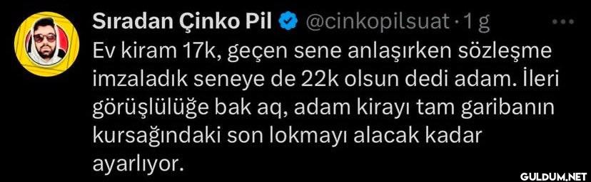 1 g Ev kiram 17k, geçen...