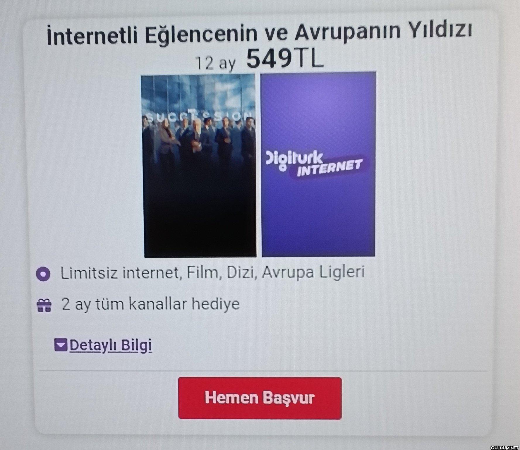 Daha 1 yılı dolmayan paket...