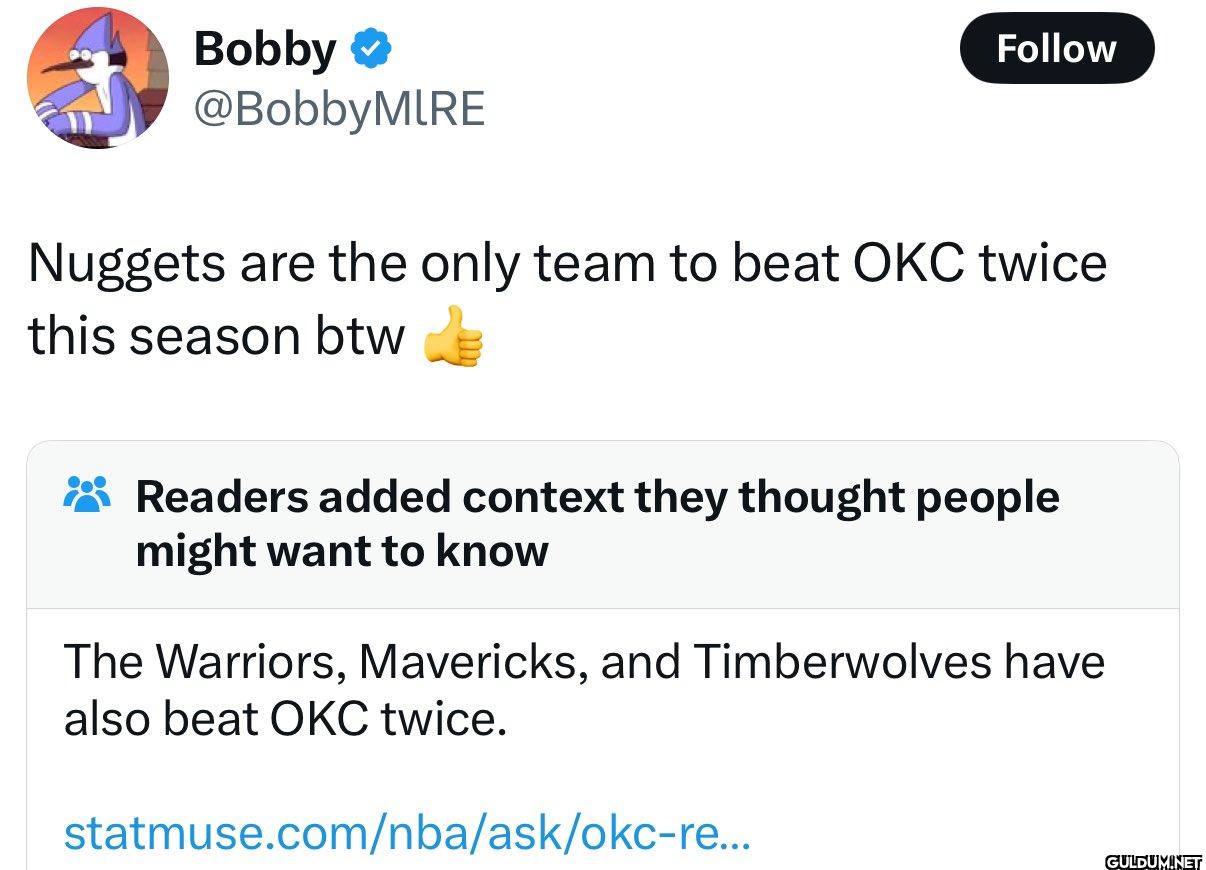 Follow Nuggets are the...