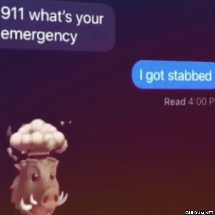 911 what's your emergency...