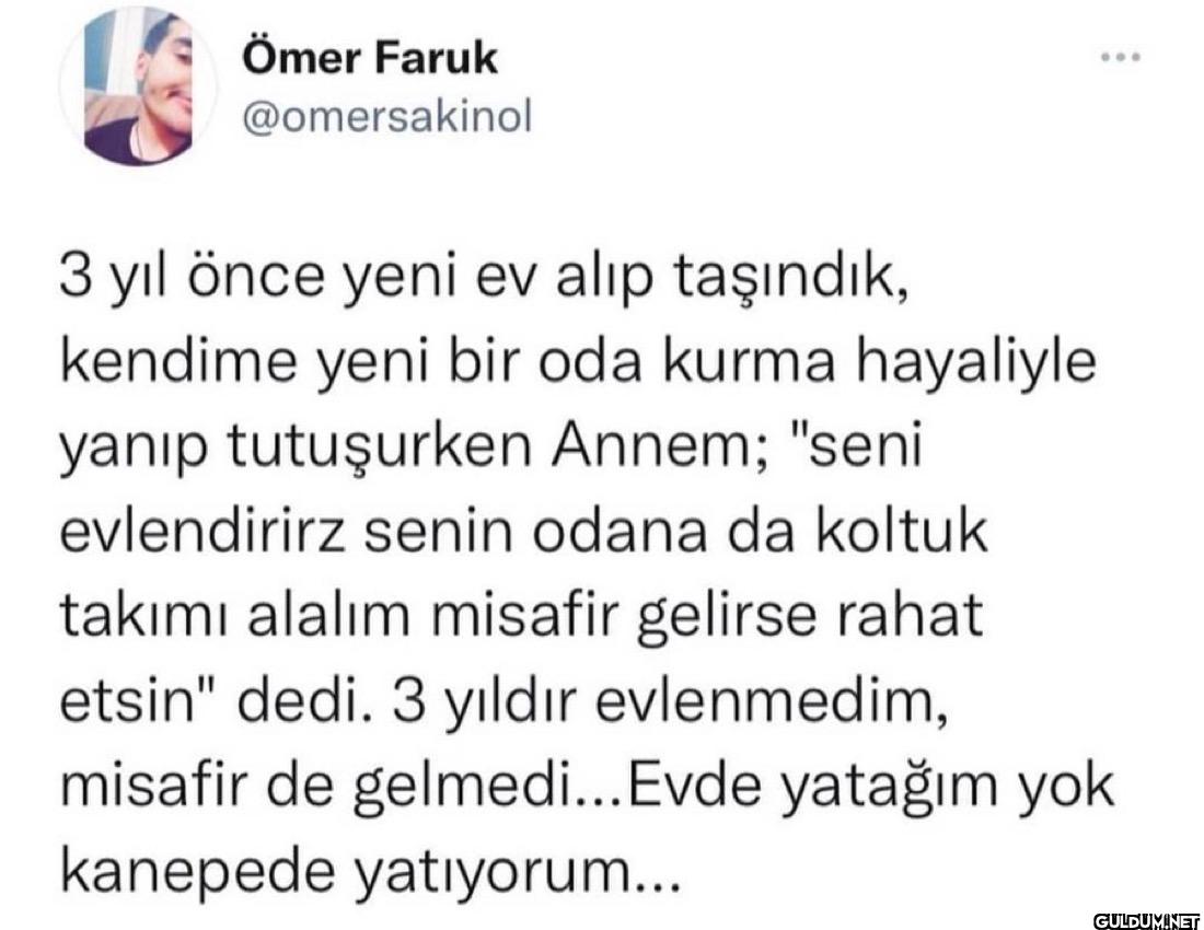 3 yıl önce yeni ev alıp...