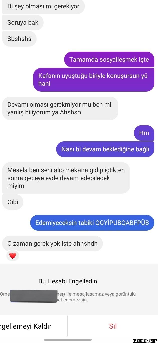 Bi i şey olması mı...