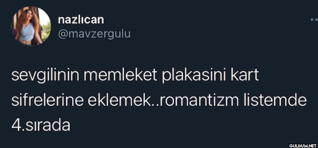 sevgilinin memleket...