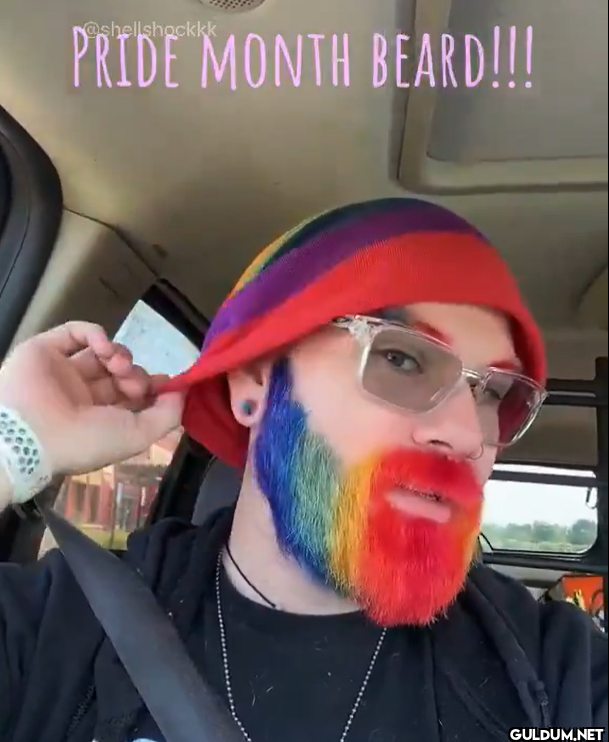 @shellshockkk PRIDE MONTH BEARD!!!