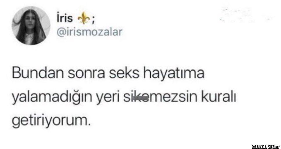 Bundan sonra seks hayatıma...