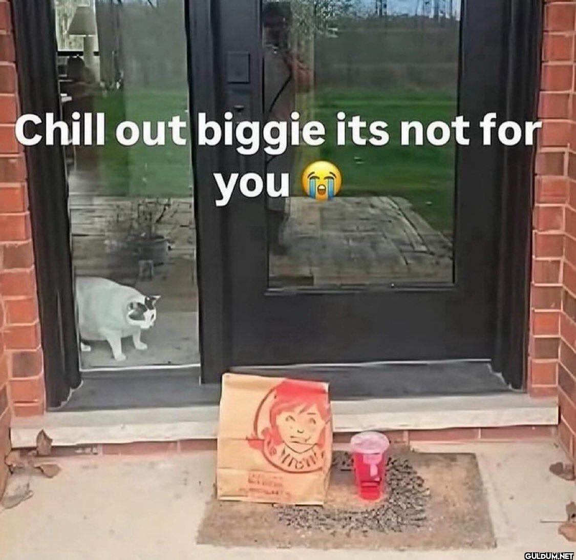 Chill out biggie its not for you f