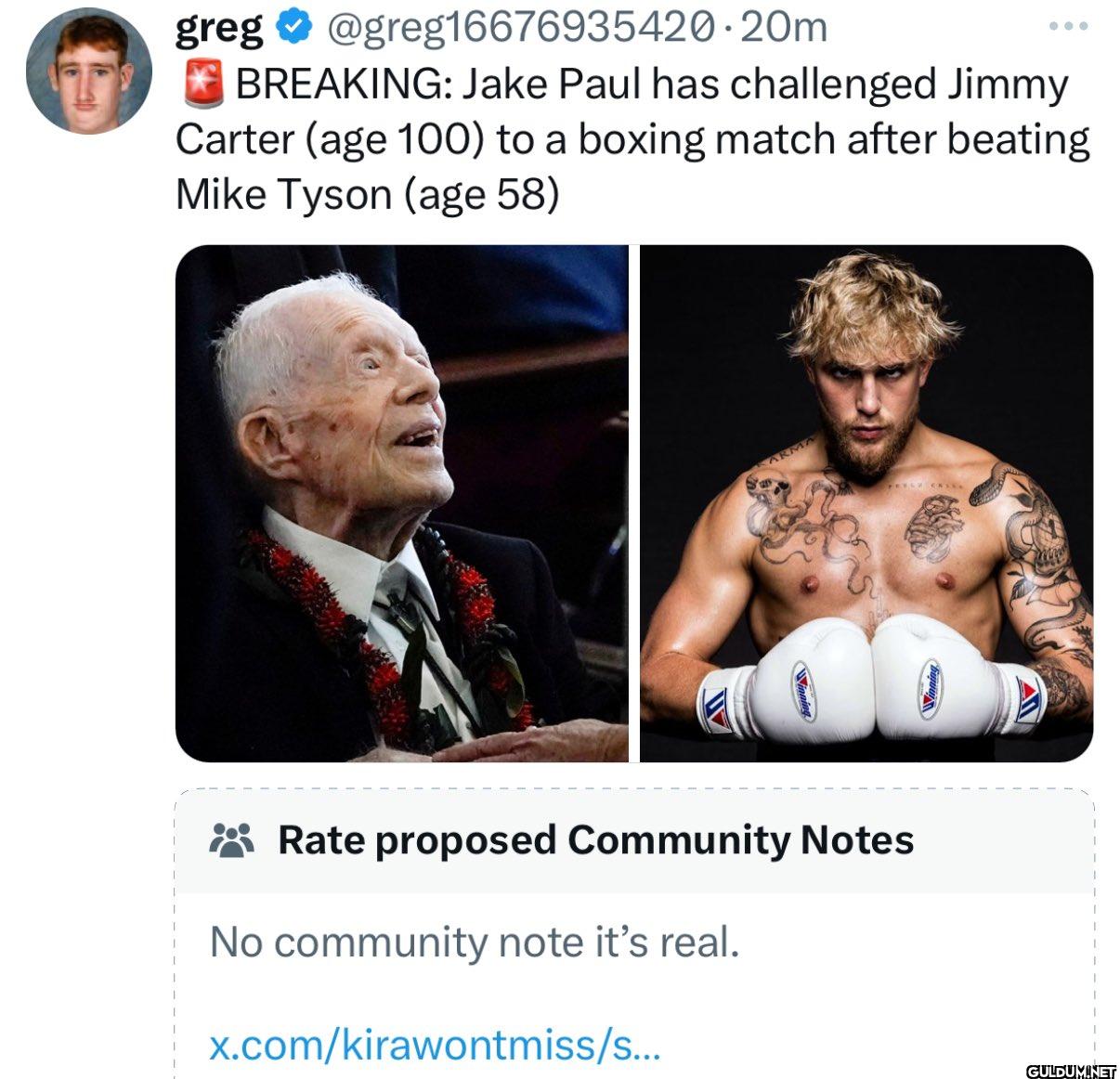 BREAKING: Jake Paul has...